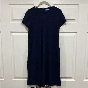J. McLaughlin Midnight Blue Midi Dress
